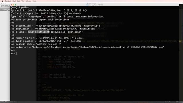 (30 Days of Python) 40-Day 28-Twilio Python Client & SMS смотреть онлайн