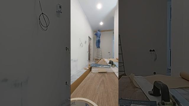 малярка! покраска плинтусов под нотяжным потолком в один слой смотреть онлайн
