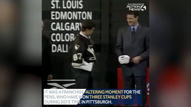 WATCH: Penguins select Sidney Crosby in 2005 NHL draft смотреть онлайн
