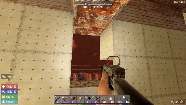 ONE NIGHT STAND at the Pass-N-Gas (7 Days to Die Horde Base Speed Build) смотреть онлайн