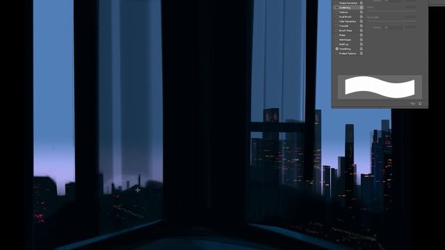 Dark City Dawn - Digital Art SpeedPaint - Photoshop смотреть онлайн