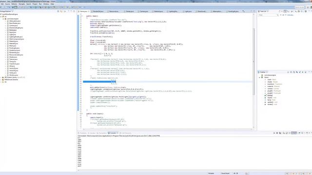 Java OpenGL Lighting implementation смотреть онлайн