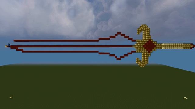 Оружие в майнкрафте #5-Меч огня (таймлапс) смотреть онлайн