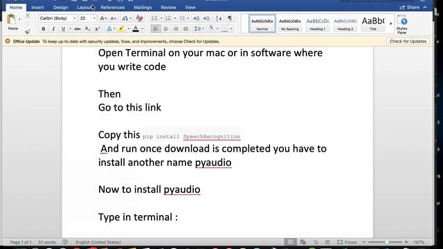 Python SpeechRecognition and Pyaudio Install смотреть онлайн