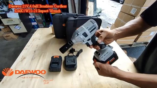 Daewoo DAKIW22 21v impact wrench introducing- Malay смотреть онлайн