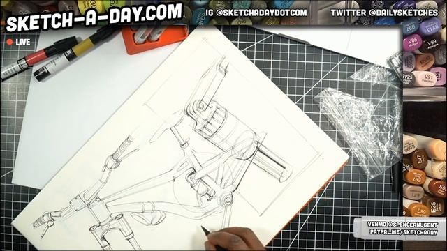 How to draw a mountain bike frame - no human смотреть онлайн
