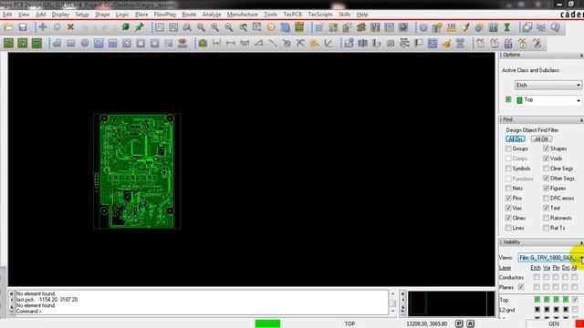 Описание интерфейса Cadence Allegro, часть 1. Рабочее окно редактора.