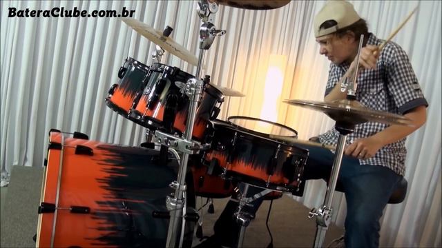 Pearl Vision VBA Limited Retro Art Red soundcheck - BATERACLUBE.com.br смотреть онлайн