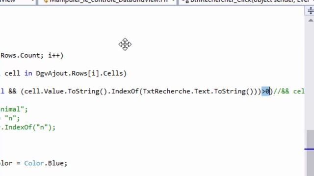 Recherche dans un DataGridView en c sharp смотреть онлайн