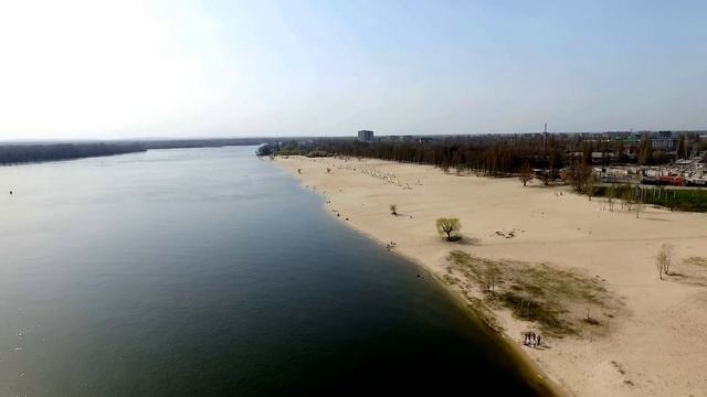 Выпуск №5 Кременчуг центральный пляж аэросъемка возле Ахтамара. смотреть онлайн