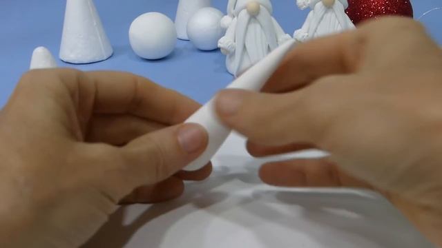 GNOMES | CHRISTMAS ORNAMENTS | CLAY MODELING TUTORIAL. | ENANITOS DE NAVIDAD. смотреть онлайн