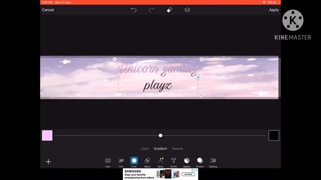 How to make a roblox banner for your YouTube channel on ipad/mobile - unicorn gaming playz смотреть онлайн