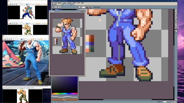 Pixel Art Character Timelapse - Guile (Street Fighter 6) смотреть онлайн