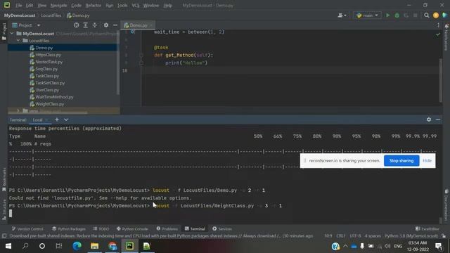 Locust Beginner Class 14: Running Test in Headless mode define Users, hatch rate, time of run смотреть онлайн
