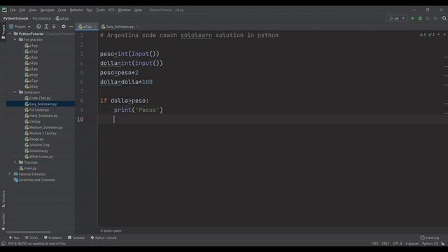 Argentina code_code solution using python || sololearn смотреть онлайн