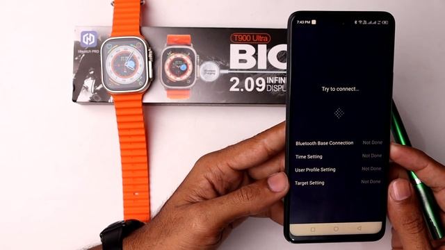 How To Connect T900 Ultra Smart Watch To Android Phone смотреть онлайн