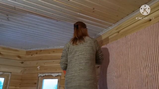 Покраска потолка вагонки в деревянном доме. смотреть онлайн