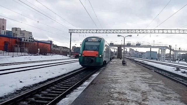 [БЧ] Дизель-поезд ДП6-002 (Pesa 760M) сообщением "Минск пассажирский - Витебск" смотреть онлайн