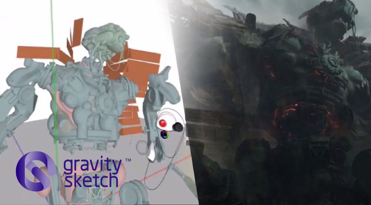 Gravity Sketch. 3D Моделинг в VR. смотреть онлайн