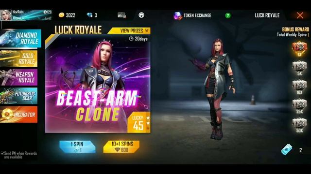 Free Fire New Diamond Royal | How To Get Beast Arm Clone Bundle | Free Fire New Event смотреть онлайн