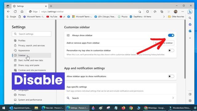 How To Remove Sidebar From Microsoft Edge | How to Hide Edge Sidebar | How to Diable Sidebar in Edg смотреть онлайн