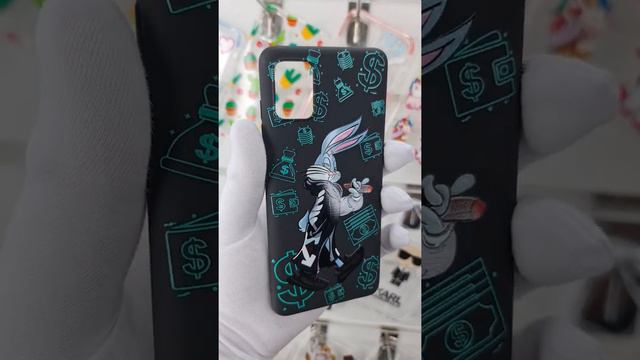 Силиконовый чехол Заяц Банни неон для Samsung Galaxy A31 / Самсунг А31 смотреть онлайн