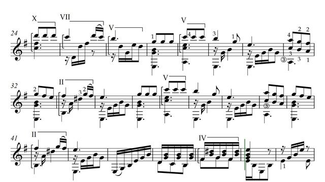 Х.И. Монтойя. "El Roble" ("Дуб"). Аранжировка испанской народной песни. Видео партитуры