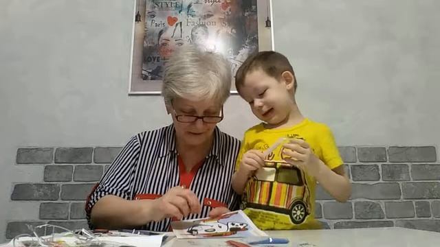 Творчество с детьми 4-7 лет. Фрески из песка. смотреть онлайн