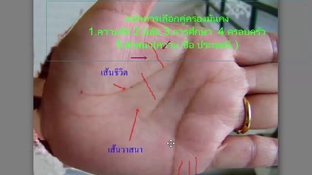 เส้นหลักและเส้นรองในมือ เส้นลายมือเรื่องคู่ 2/2 смотреть онлайн