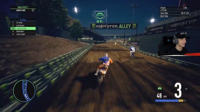 HERLINGS takes on the Monster Energy Cup! (Monster Energy Supercross - The Official Videogame 3) смотреть онлайн
