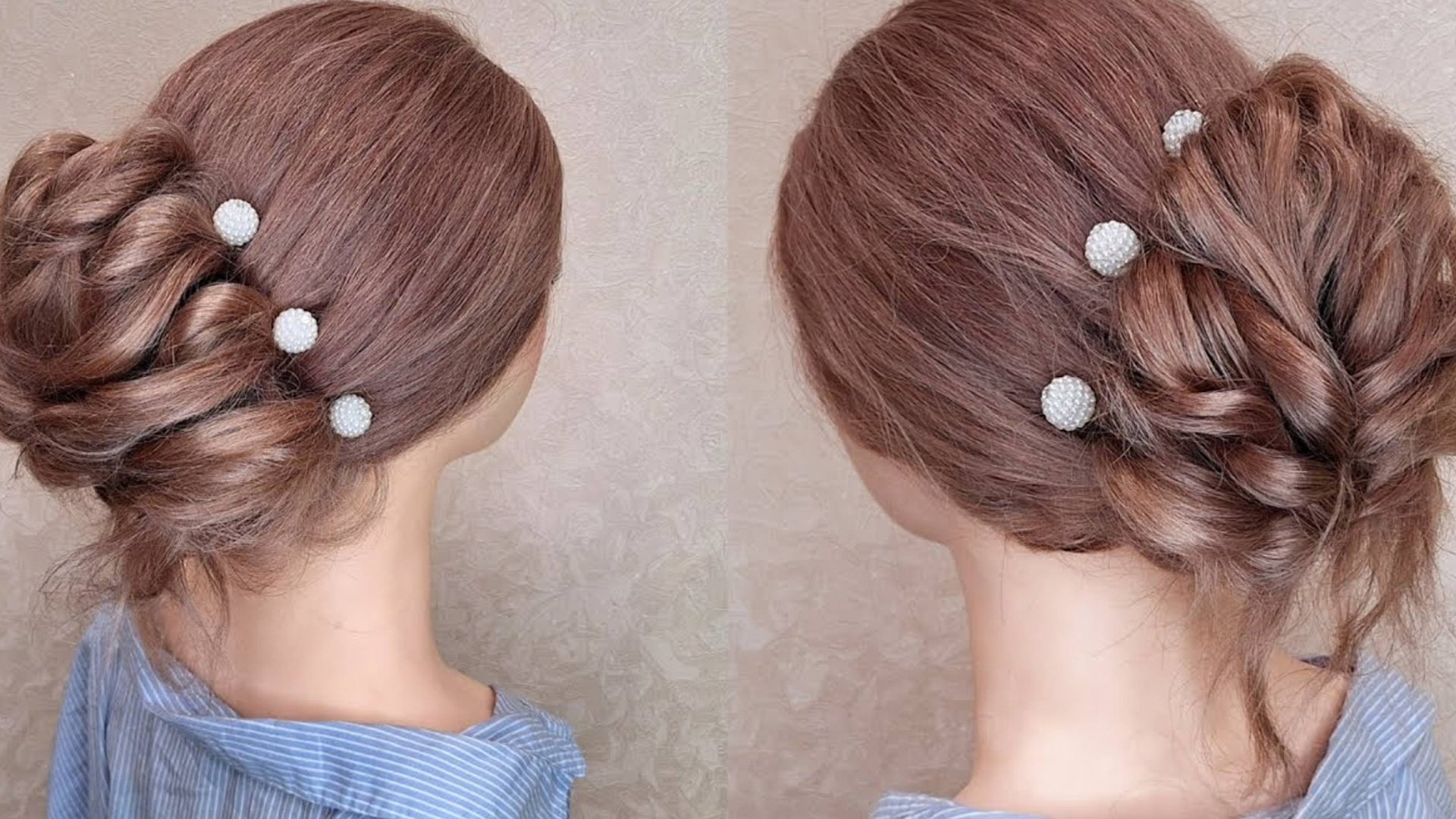 Красивый низкий пучок на любой случай /Пучок 2024 года