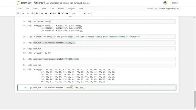 Python || NumPy (Numerical Python ) library in Python Part 2 ???? смотреть онлайн