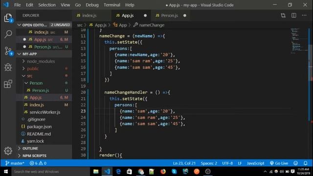React Js Two Way Binding|Two Way Binding in React|Ksp Cric смотреть онлайн
