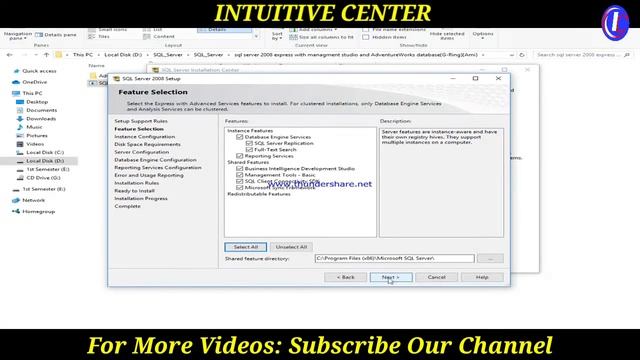 How To Install SQL Server Management Studio 2008 Full Installation in Urdu | Virtual University смотреть онлайн