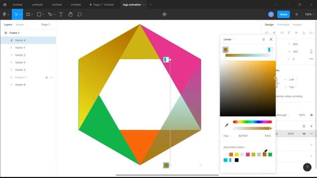 Figma Logo Design and Animation | Geometric logo with Gradients (2021) смотреть онлайн