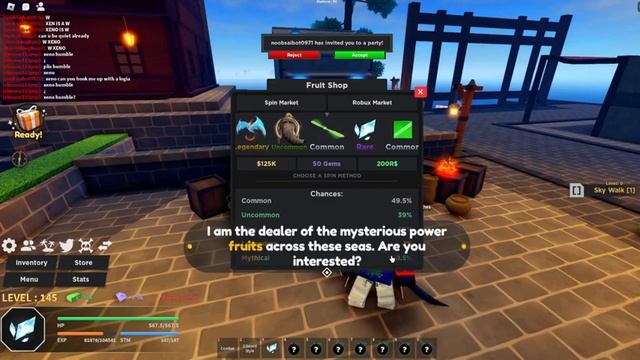 (CODE) SPINNING UNTIL I Get A LEGENDARY FRUIT In NEW HAZE PIECE (Roblox) смотреть онлайн