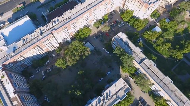 Караганда, мкр. Степной - 2 с высоты птичьего полета. Квадрокоптер смотреть онлайн
