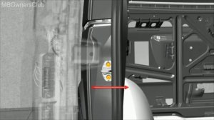 Mercedes-Benz Viano - Adjusting the sliding door (W639)