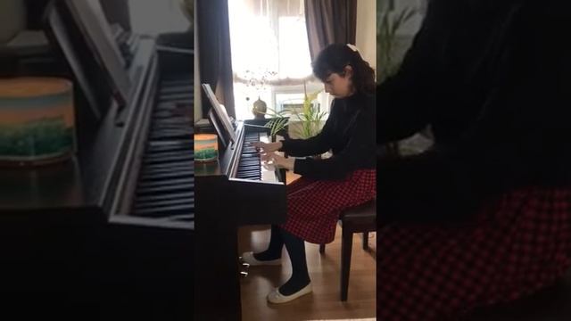 Зимняя пассакалия. Мира Шентюрк. Winter passacaglia. Mira Senturk. At the piano Selin Akman. смотреть онлайн