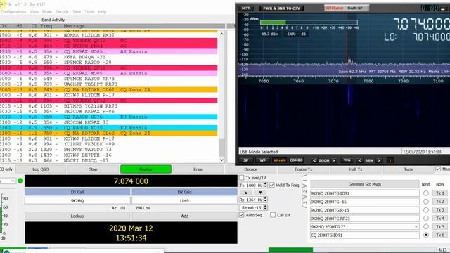 DXing from Brisbane: FT8 decodes using WSJT-X, SDRplay RSPdx and MegaLoopFX смотреть онлайн