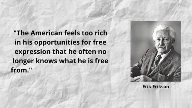 Psychological quotes by Erik Erikson quotes about life смотреть онлайн