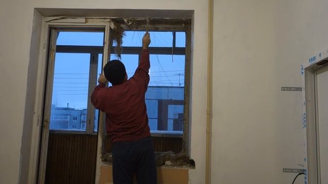Установка пластикового окна на балкон смотреть онлайн