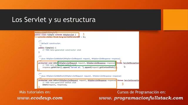 Los Servlets y su estructura en Aplicaciones Java Web смотреть онлайн