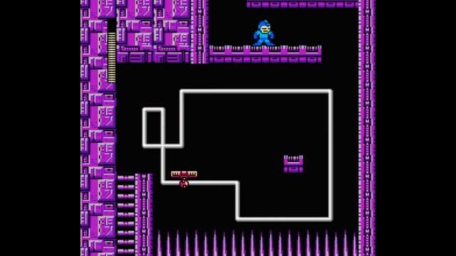 Dendy (Famicom,Nintendo,Nes) 8-bit MegaMan (RockMan) 2 part Dr.Willy stage 4
