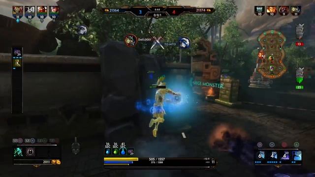 SMITE - Siege Janus and Erlang Shen third encounter смотреть онлайн