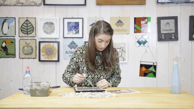 Мастер-класс по мозаике из натурального камня. MOSAICBOX "Итальянское настроение". смотреть онлайн