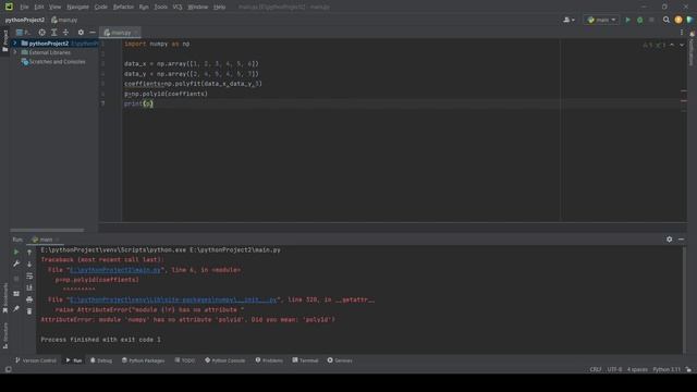 Аппроксимация данных в Python смотреть онлайн