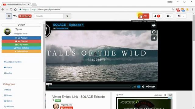 Open Source YouTube Clone and Live Video Streamer смотреть онлайн
