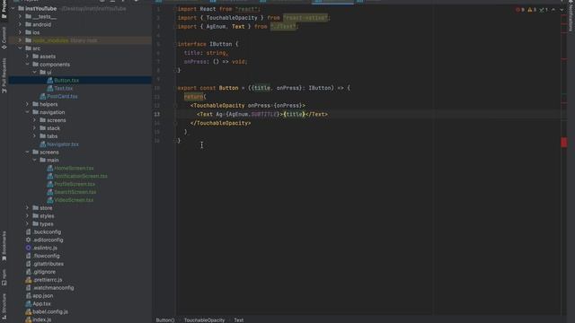 Верстаем профиль RUgram на react native, typescript Для новичков, урок 10 смотреть онлайн