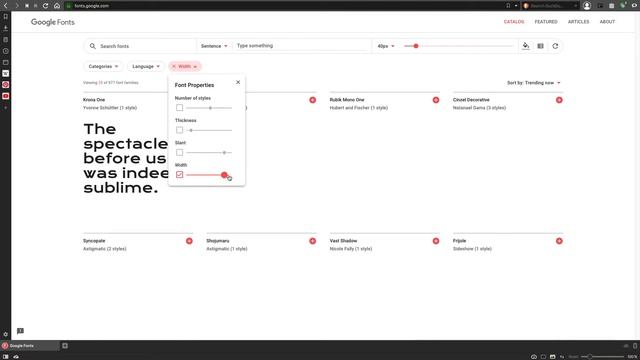 Шрифты от Google Fonts смотреть онлайн